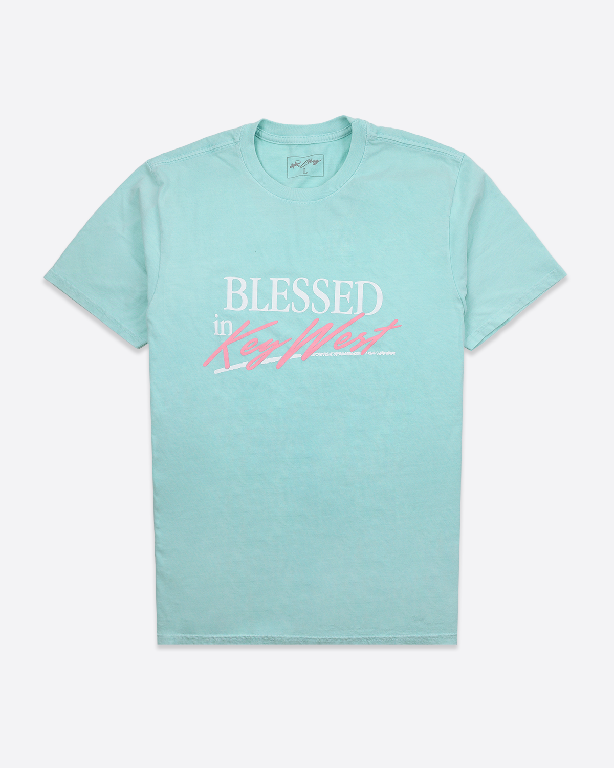 Blessed in Key West Tee - Teal