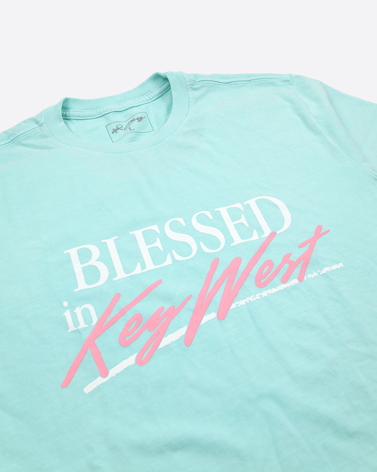 Blessed in Key West Tee - Teal
